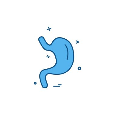 Karaciğer simgesi tasarım vektörü