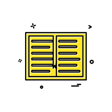 simge vektör tasarımı okumak kitap çalışma