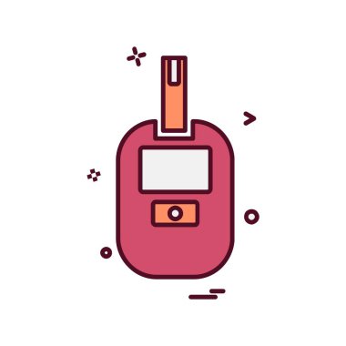 Tıbbi simge tasarım, renkli vektör çizim