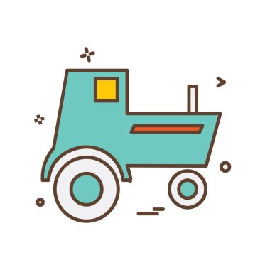 Kamyon simgesi tasarım vektörü