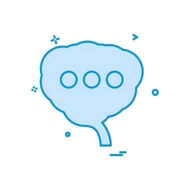 Bulut simgesi tasarım, renkli vektör çizim