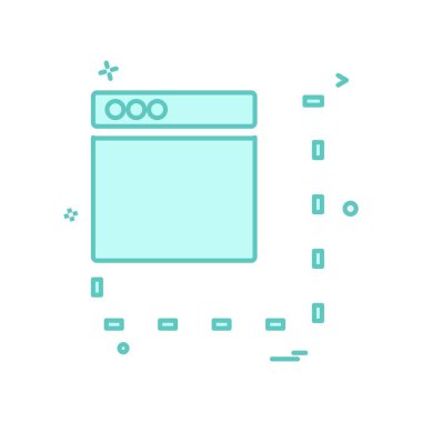 Web düzen simge tasarlamak vektör