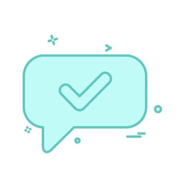 İleti simge tasarlamak vektör