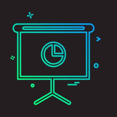 İş grafik simge tasarlamak vektör