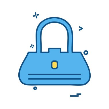 Çanta simge tasarlamak vektör