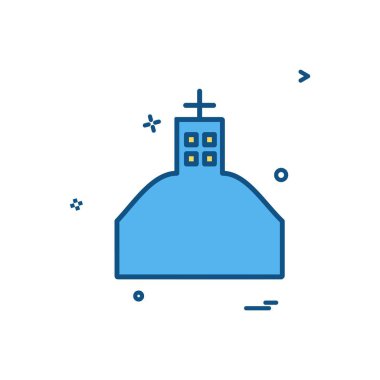 Cadılar Bayramı simgesi tasarım vektörü