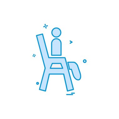 Plaj simgesi tasarım vektörü