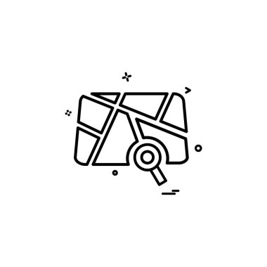 Beyaz arka plan üzerinde seyahat etmek simge tasarlamak vektör