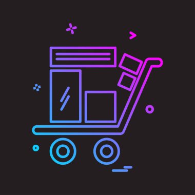 Seyahat simgesi tasarım vektörü 