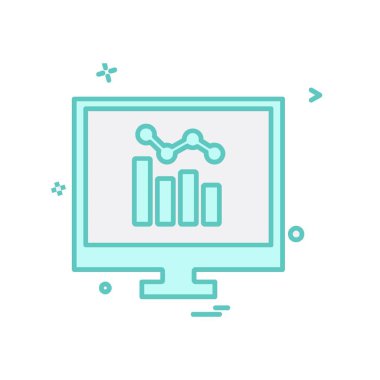 Bilgisayar simgesi tasarım vektörü