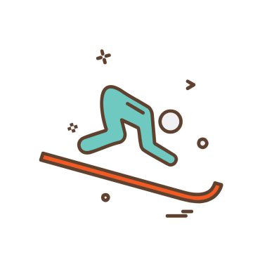 Spor simge tasarlamak vektör 