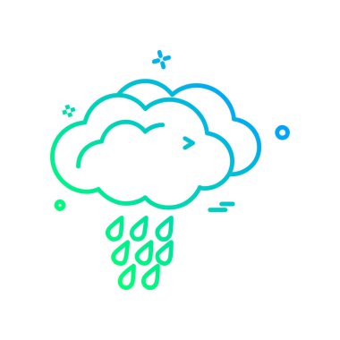 Hava simgesi tasarım vektörü