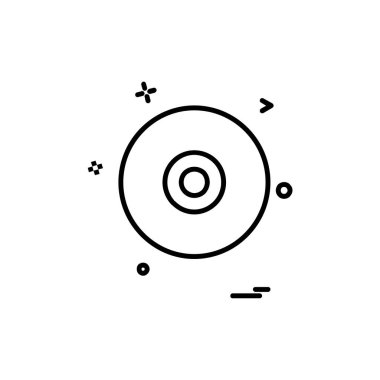 Disk simgesi tasarım vektörü