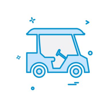 Golf simge tasarlamak vektör