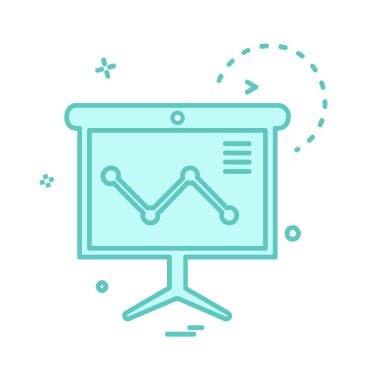 İş grafik simge tasarlamak vektör