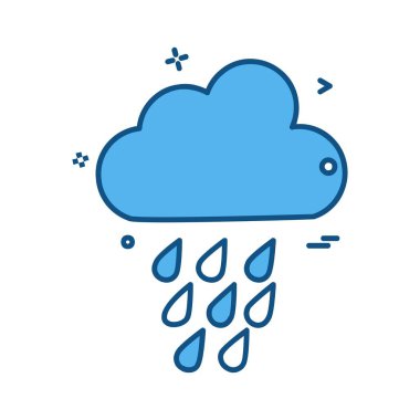 Sadece simge vektör üzerinde beyaz baclground hava