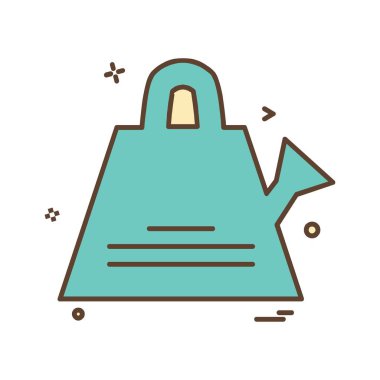 Su duş simgesi tasarım vektörü 