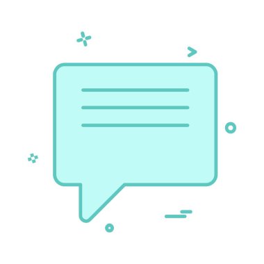 İletileri simge vektör beyaz arka plan üzerinde