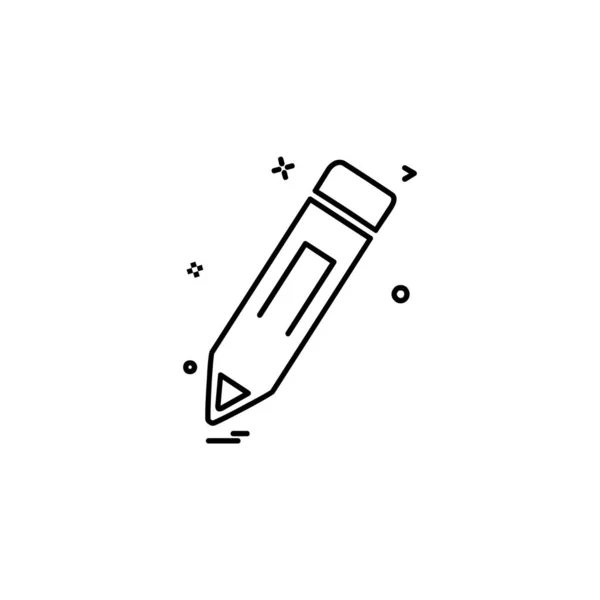 Vecteur Conception Icône Crayon — Image vectorielle