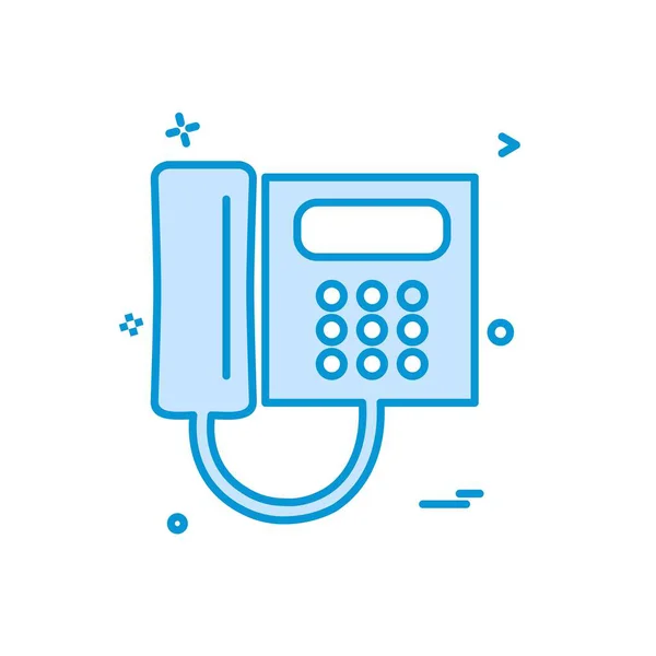 Design Vektor Für Telefon Symbole — Stockvektor