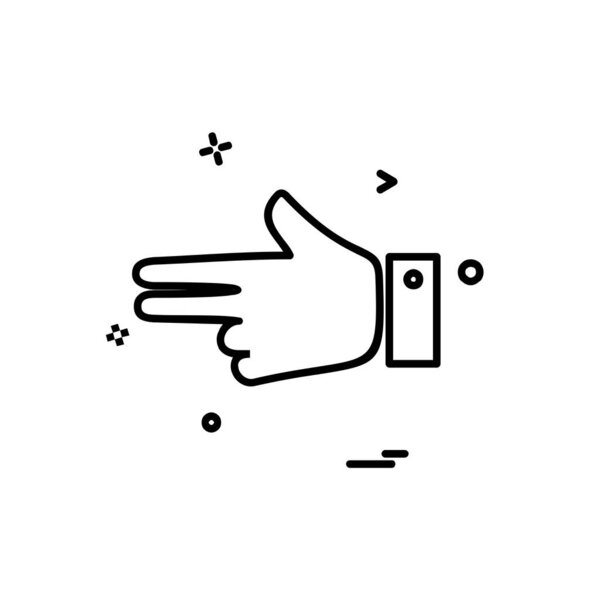 Ручная иконка, красочная векторная иллюстрация
