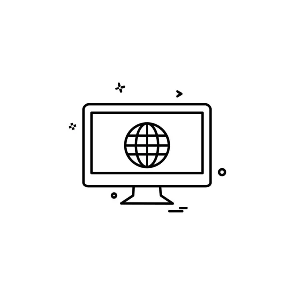 Web Icon Design Vektor — Stockvektor