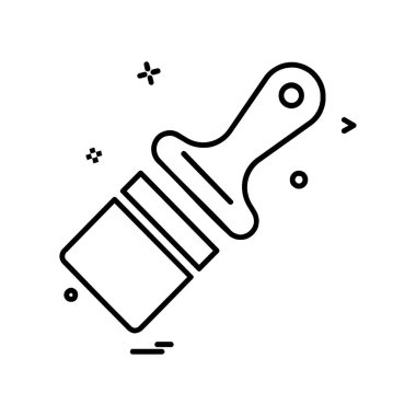 İş simgesi tasarım, renkli vektör çizim