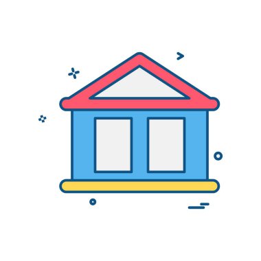 Emlak simge tasarlamak vektör