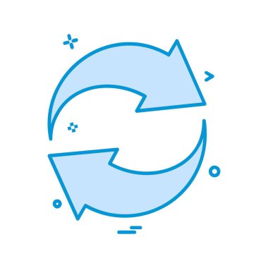 Ok simgesi tasarım vektörü