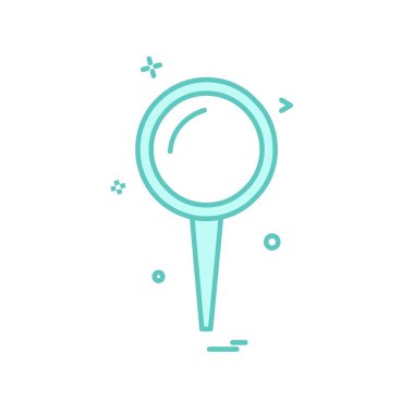 Arama simge tasarlamak vektör