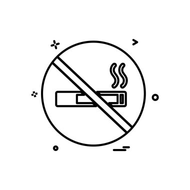 Hiçbir yasaktır simge tasarlamak vektör