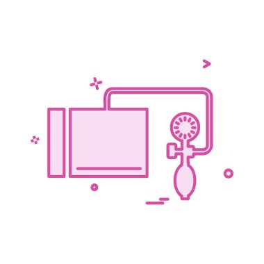 Tansiyon simgesi tasarım vektörü