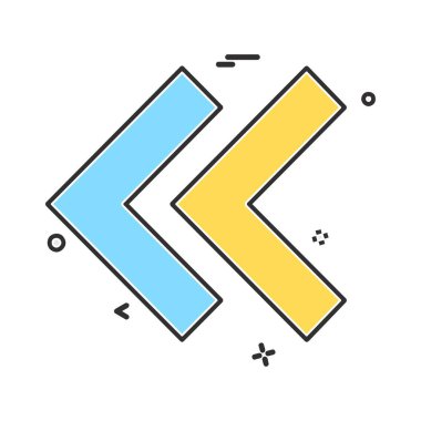 Ok simgesi tasarım vektörü