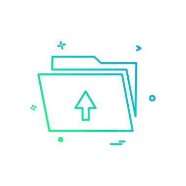 klasör simgesini vektör Dersign yüklemek