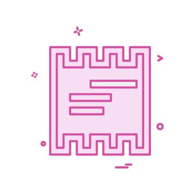 Dosya simgesi tasarım vektörü