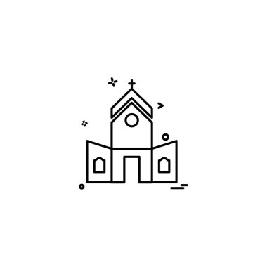 Kilise simge tasarlamak vektör