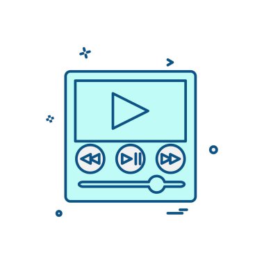 Ortam ve Kamera simgesi tasarım vektörü 