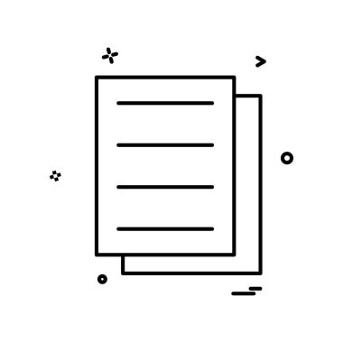 dosyaları belge simge vektör tasarımı 