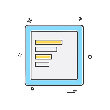 Dosya simgesi tasarım vektörü