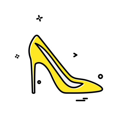 Sandal simgesi tasarım vektörü