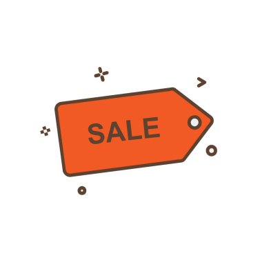 Satış etiketi tasarım vektörü