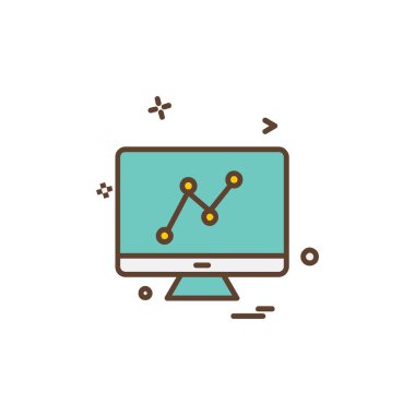 İş grafik simge tasarlamak vektör