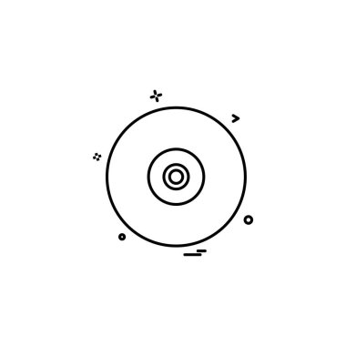 CD simge tasarlamak vektör