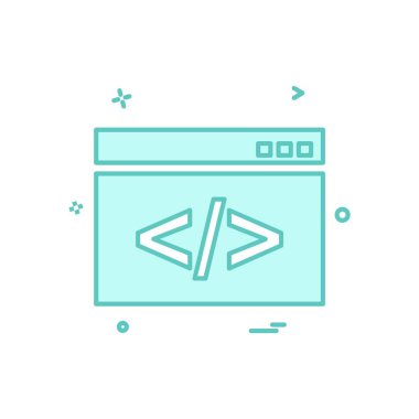 Web yerleşim simgesi tasarım vektörü