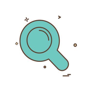 Arama simge tasarlamak vektör