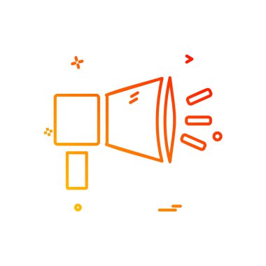 Mega telefon simge tasarlamak vektör