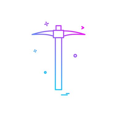 Donanım aracı simgesi tasarım, renkli vektör çizim