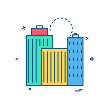 Emlak simge tasarlamak vektör