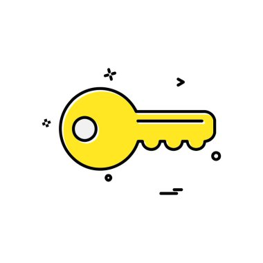 Anahtar simge tasarlamak vektör