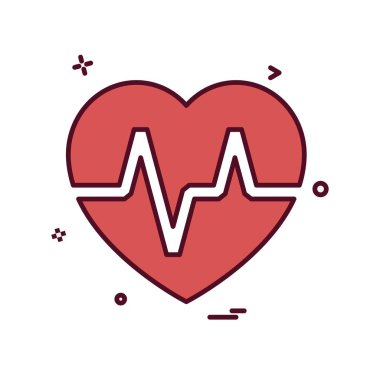 Tıbbi simge tasarım, renkli vektör çizim